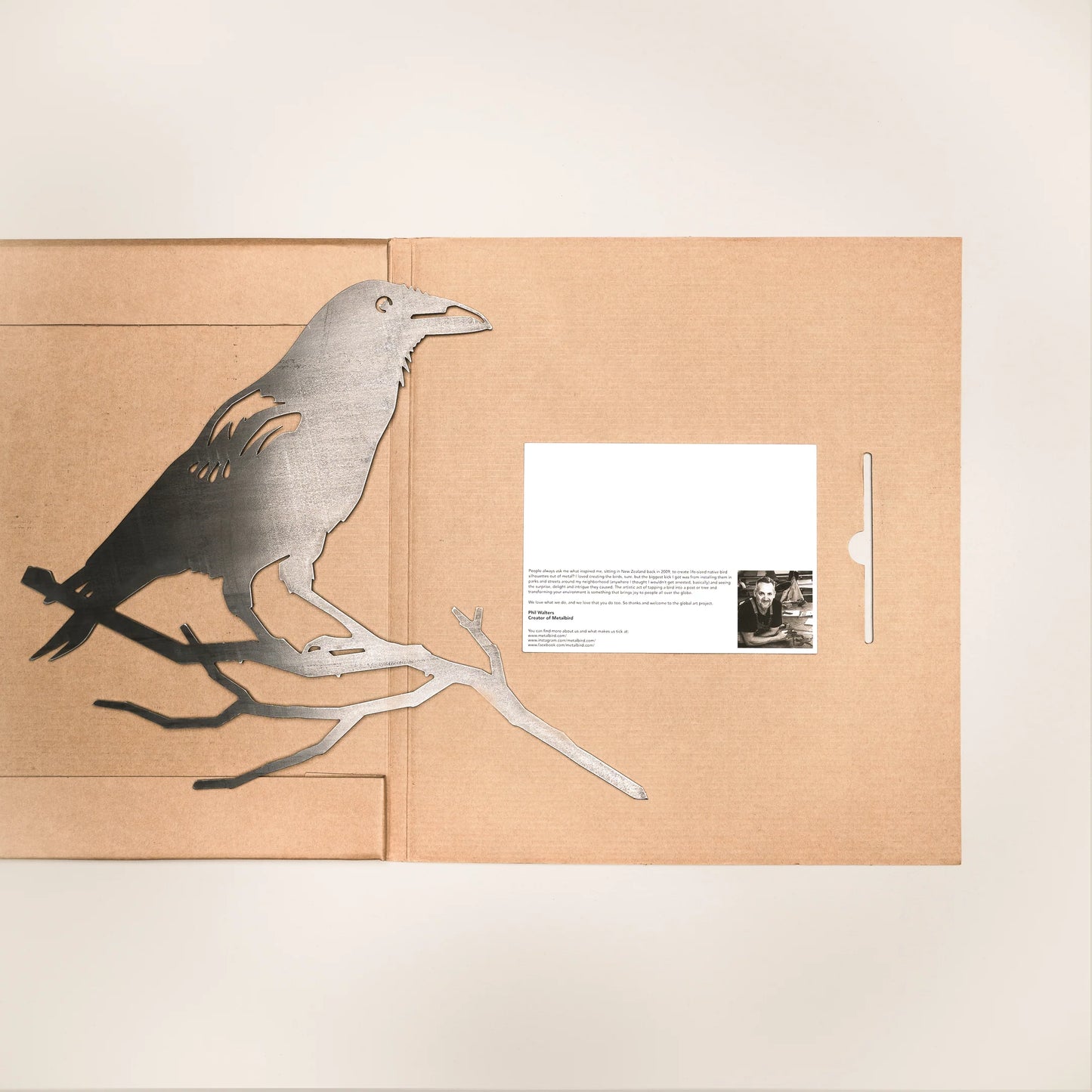 Metal Bird - Crow