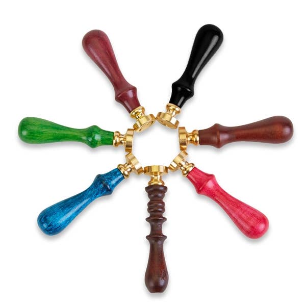 Classic Wood Handles for Wax Seal Stamps - Moss