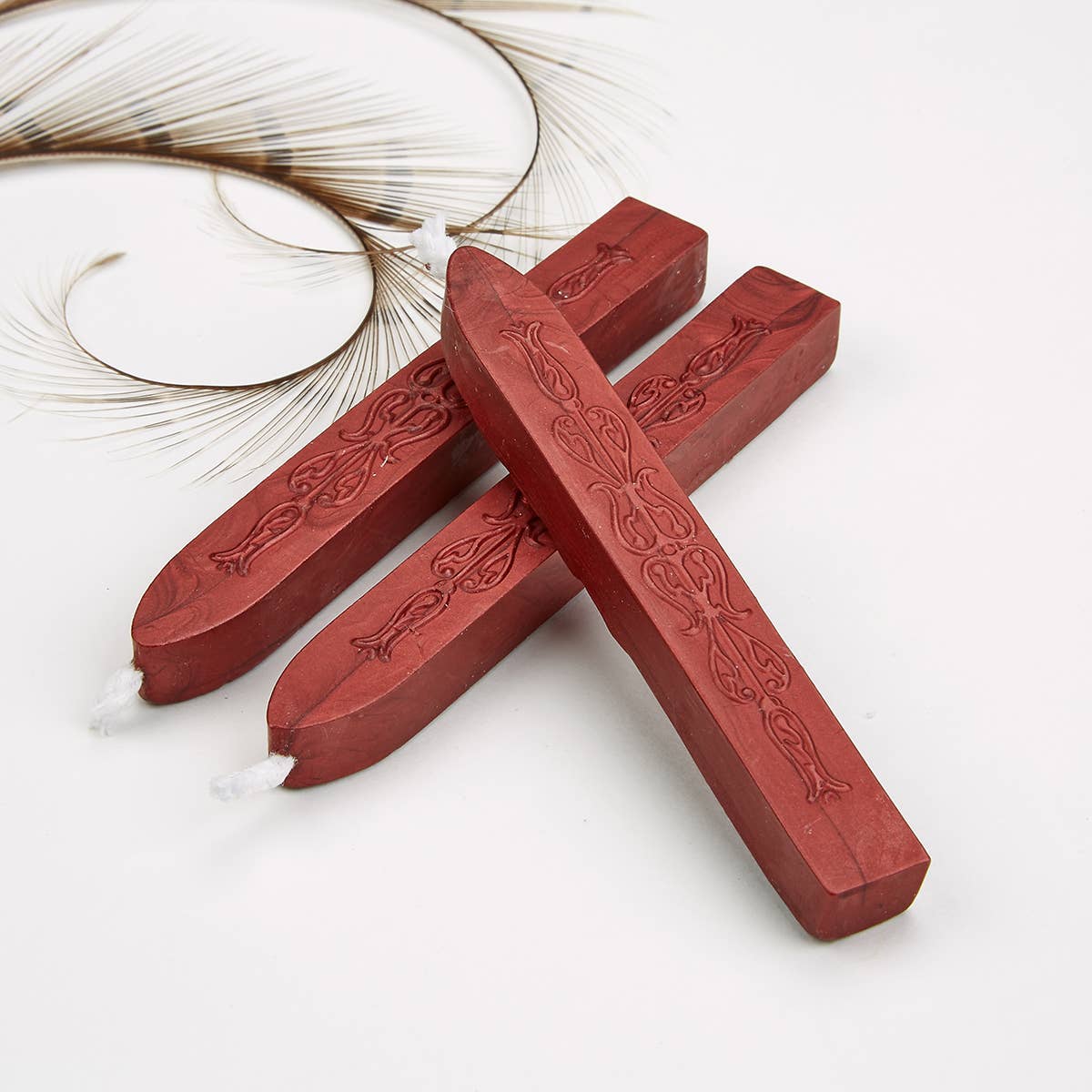 Sealing Wax Sticks with wick 3PK- 25+ colors: Goldenrod