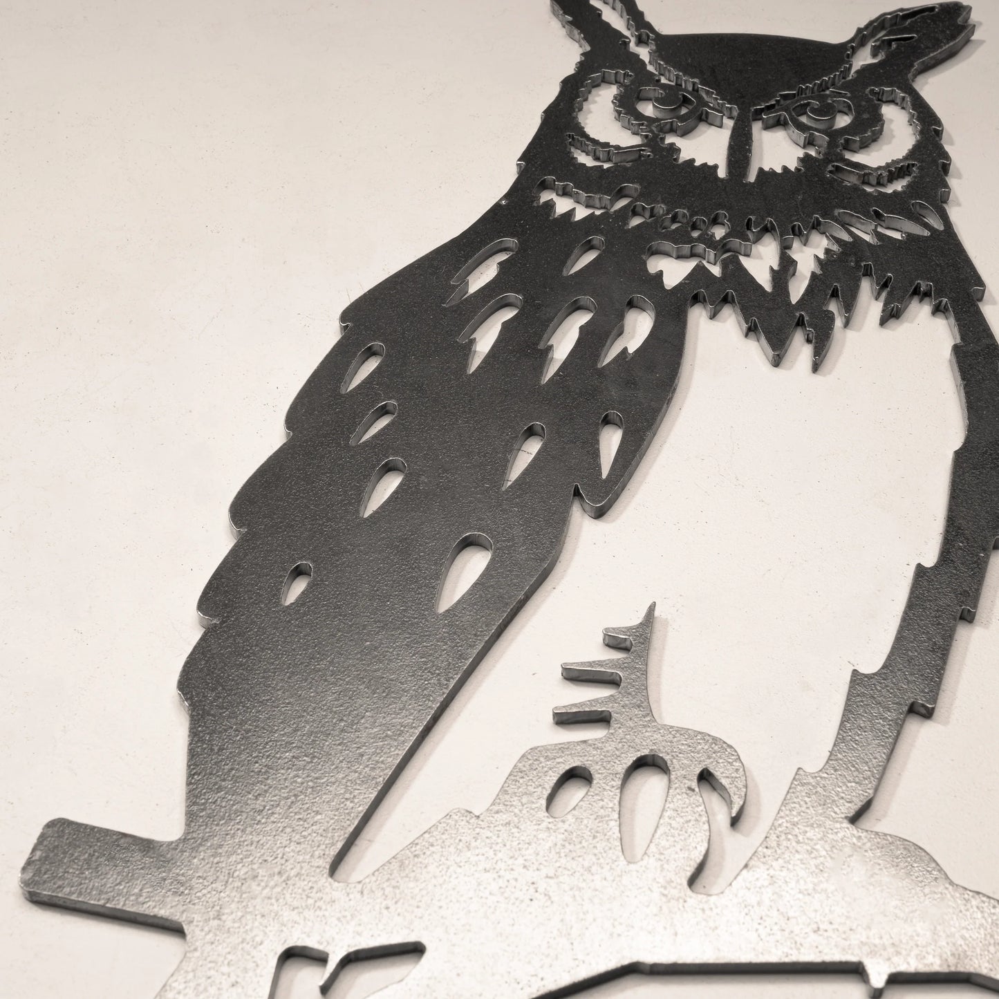 Metal Bird - Great Horned Owl