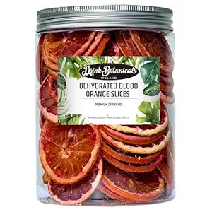 Drink Botanicals - Dehydrated Sliced BLOOD ORANGE Cocktail Garnish Wheels