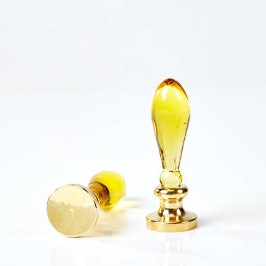 Murano Glass Handles - Green