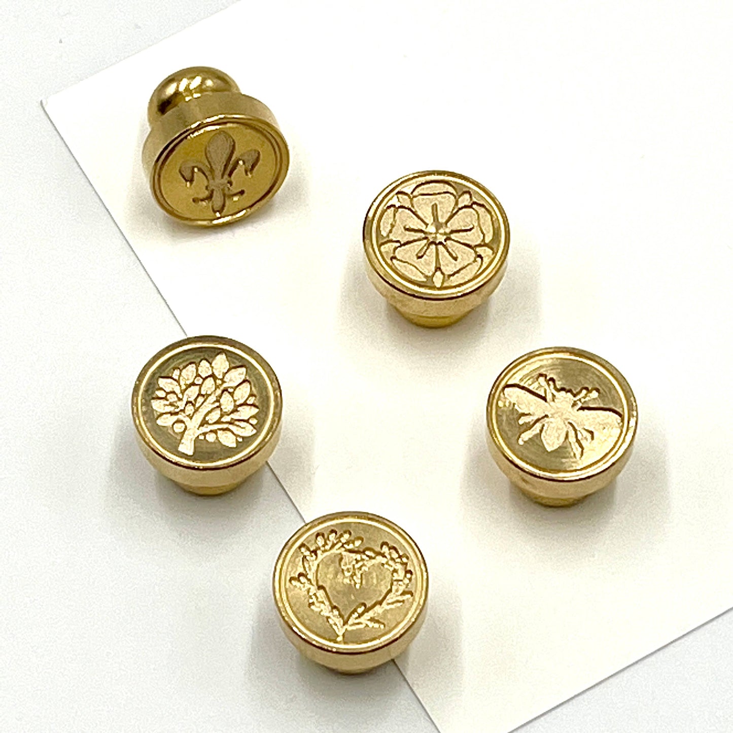 Brass Wax Seal Die - no handle: Sea Shell