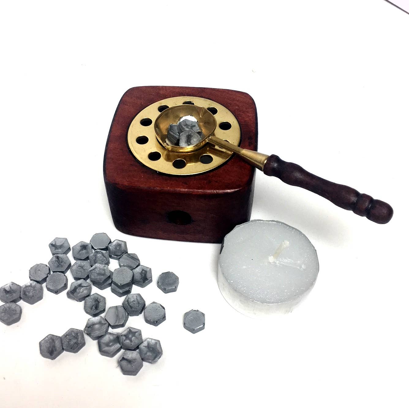 Bead Sealing Wax Melting Kit with 6 colors Sealing Wax Beads