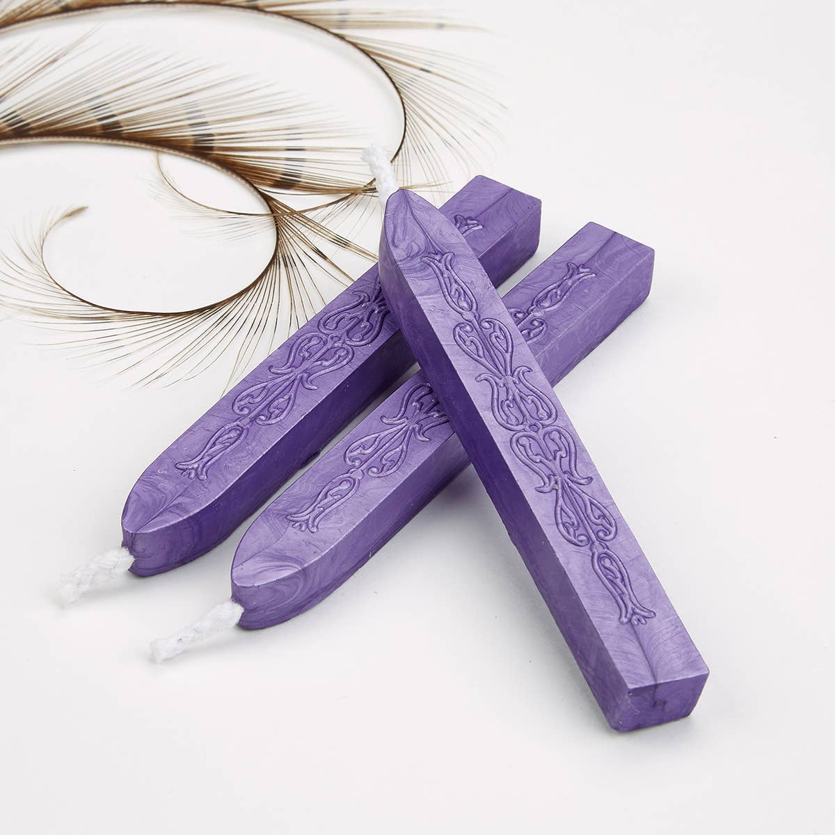 Sealing Wax Sticks with wick 3PK- 25+ colors: Goldenrod