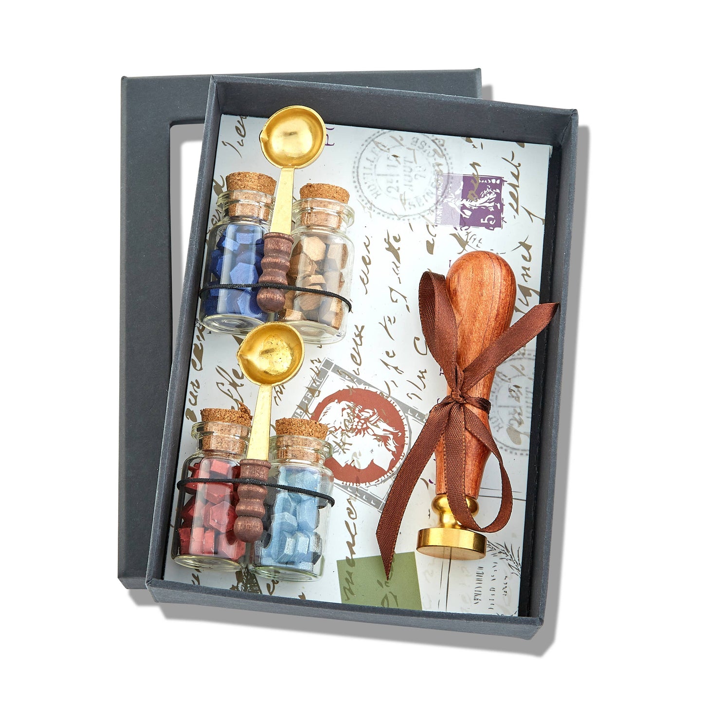Bead Sealing Wax & Wax Seal Stamp Gift Set: Tree of Life
