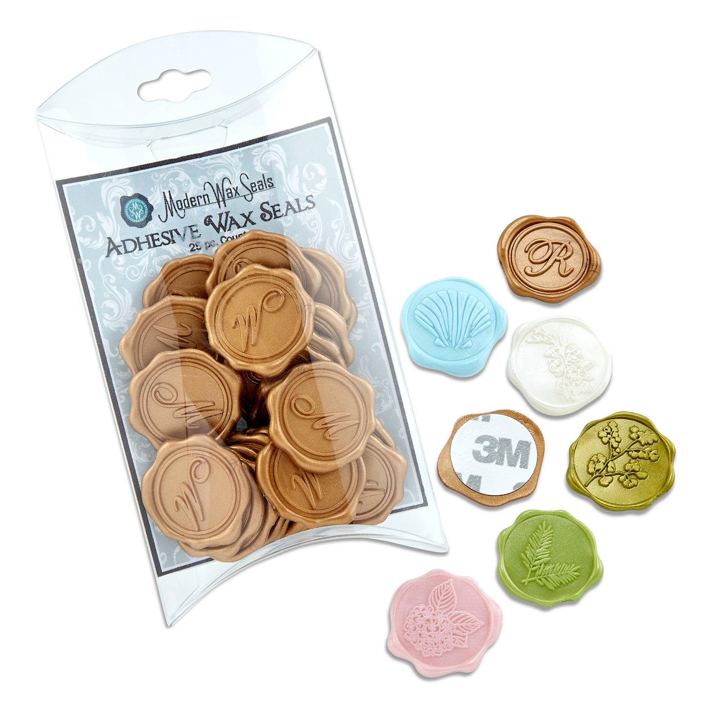 Wax Seal Stickers 1 1/4" - 25 Pk: NORTH POLE