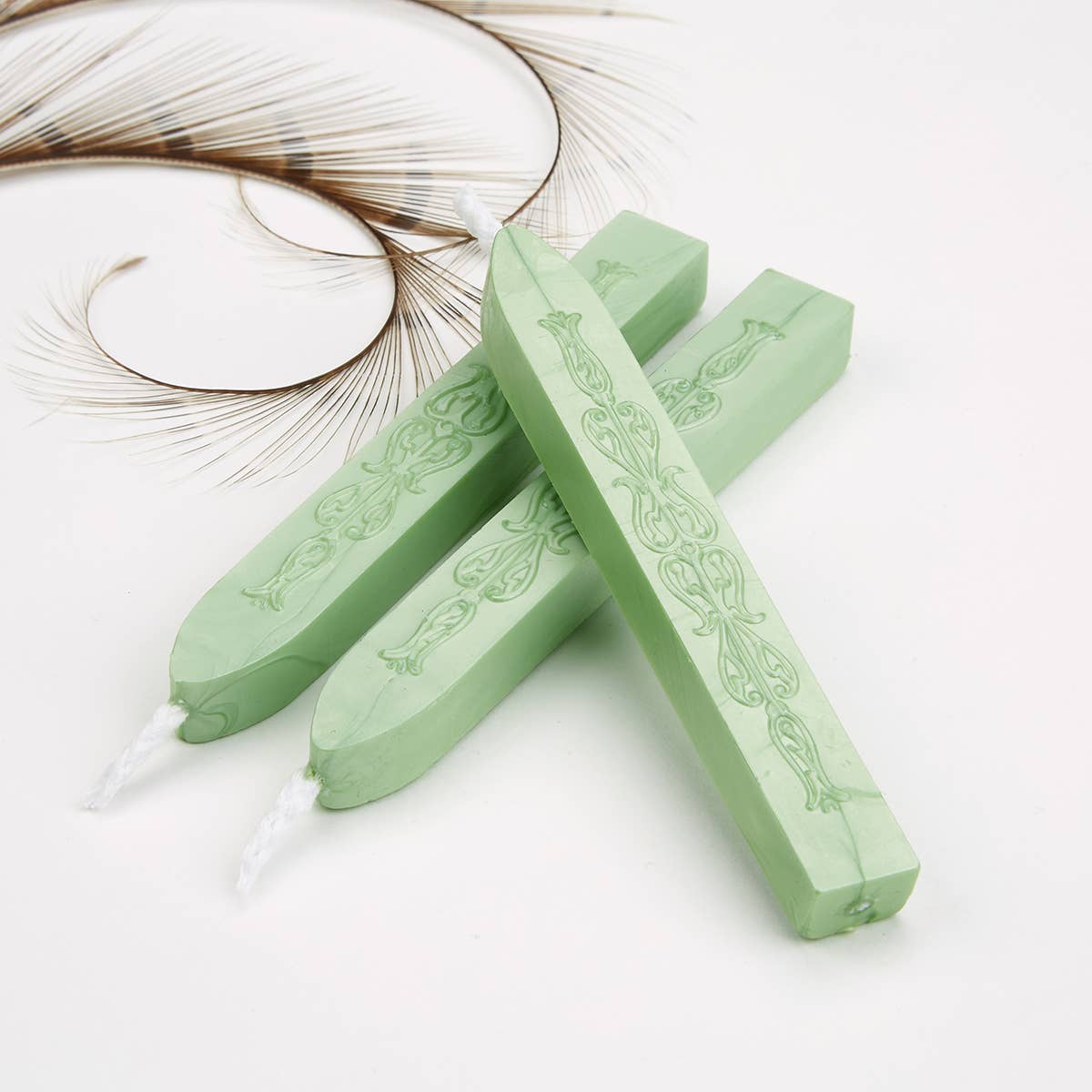 Sealing Wax Sticks with wick 3PK- 25+ colors: Copper/MossGreen/Sapphire