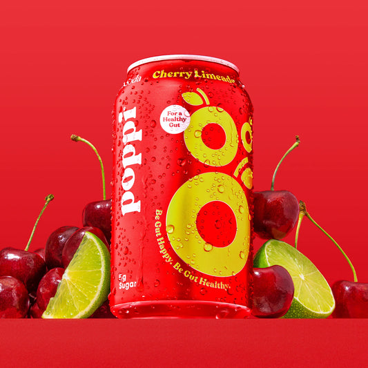 Poppi Prebiotic Sparkling Water - Cherry Limeade