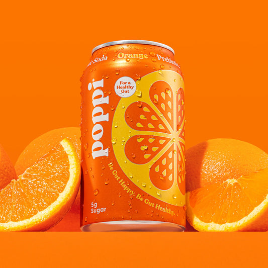 Poppi Prebiotic Sparkling Water - Orange