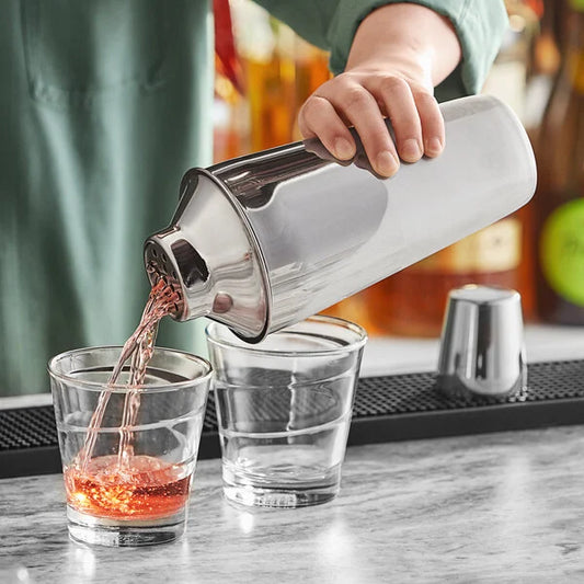 Stainless Steel Cocktail Shaker - 3 Piece