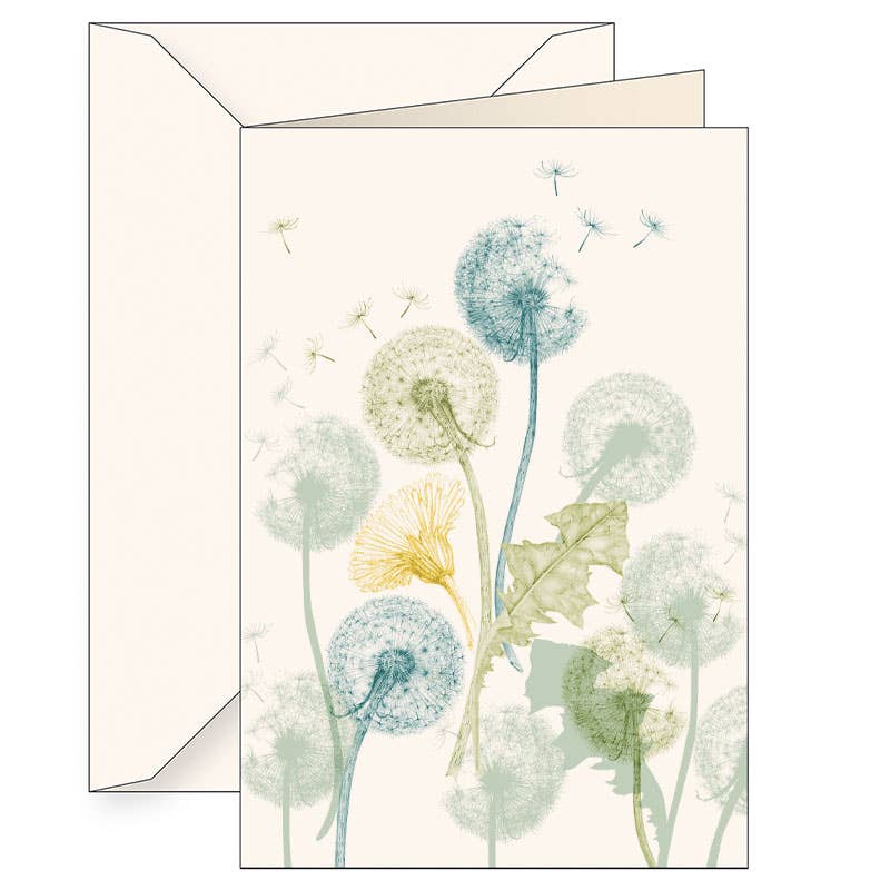 Greeting Card Set of 4 Designs (Floral) Fiori Al Sole Collection Italian 6X8"