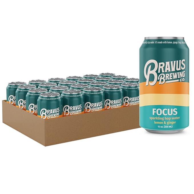 Bravus Brewing Co. - Focus Lemon-Ginger Hop Water