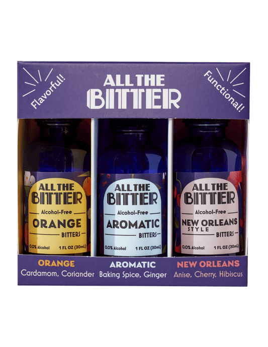 All The Bitter - Classic Bitters Aromatic, Orange & New Orleans (100% Non-Alcoholic)