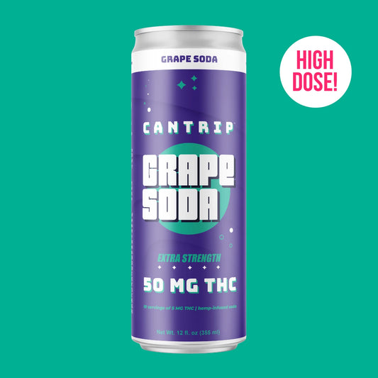 Cantrip Grape - 50 MG THC Infused Soda
