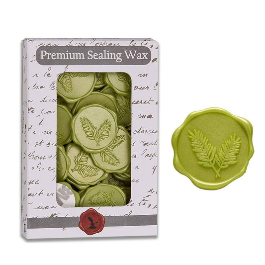 Wax Seal Stickers 1 1/4" - 25 Pk: FERN